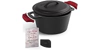 Cuisinel Cast Iron Dutch Oven - 3-Quart