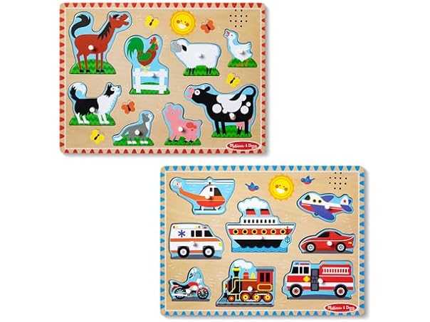 Melissa & Doug Light-Activated Sound Puzzles