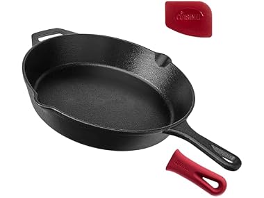 Cuisinel 12-Inch Cast Iron Skillet