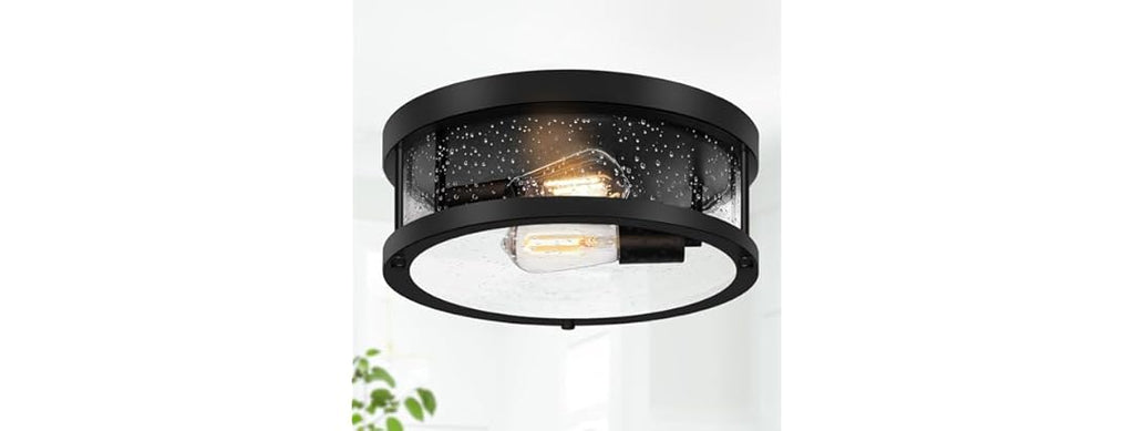 Brightever Black Flush Mount Ceiling Light Fixture