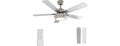 52" LED Ceiling Fan w/ Remote & Light- Choose Color