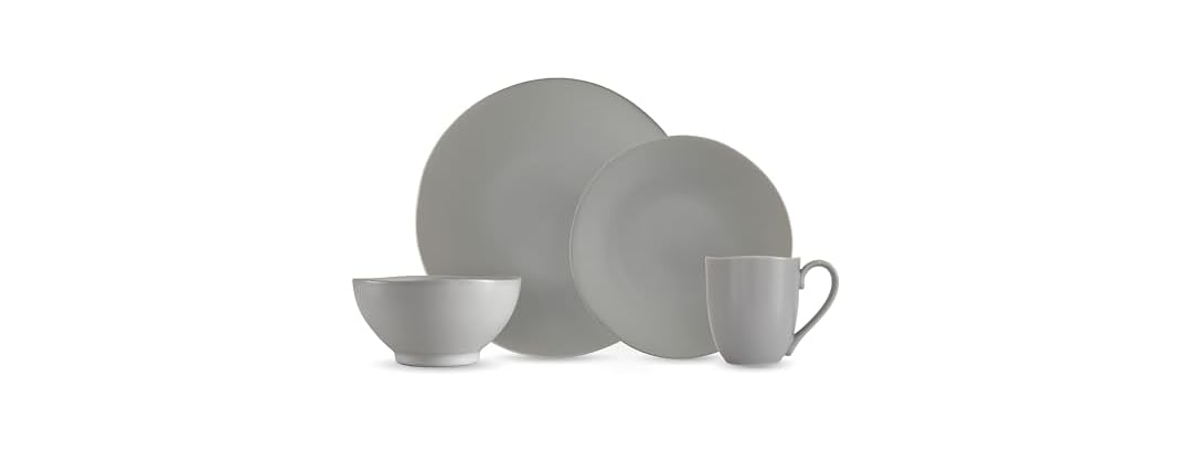 Eater x Zwiesel Tempus Stoneware 16pc Smoke