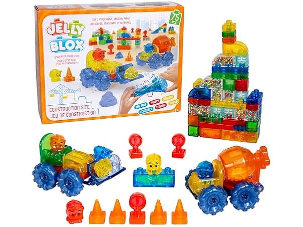Jelly Blox Construction Site Set | 75 Pieces