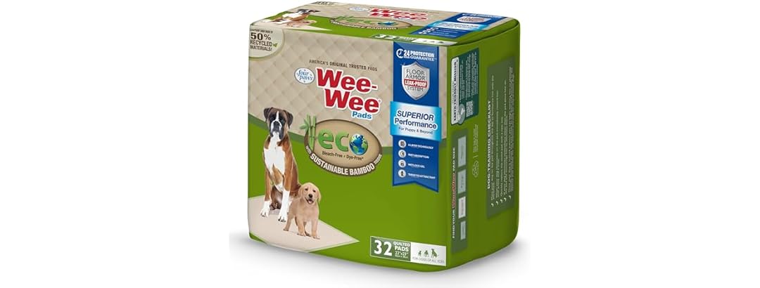 Four Paws Wee-Wee Superior Performance Bamboo Pee Pads
