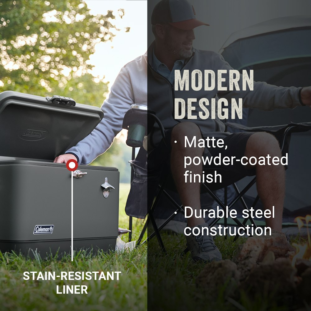 Reunion™ 54-Quart Steel Belted® Matte Cooler, Midnight