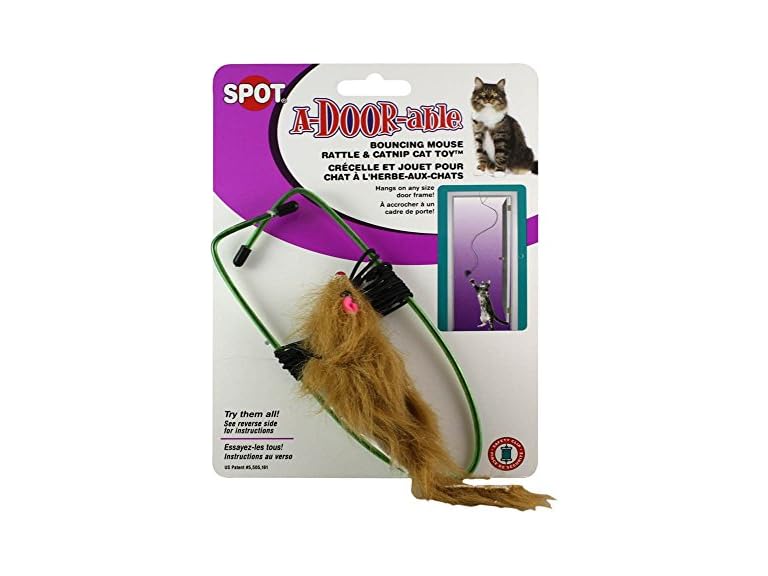 SPOT A-Door-Able Bouncing Mouse Rattle Toy