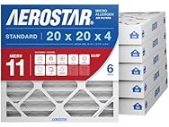 Aerostar 20x20x4 MERV 11 - 6 Count