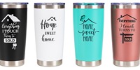 4 Pack Real Estate Agent 20oz Tumblers