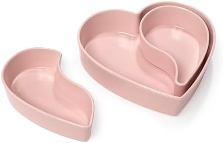 Paris Hilton Ceramic Heart Serving Dish Set