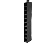 Honey-Can-Do 10-Shelf Hanging Shoe Organizer, Black