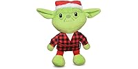 STAR WARS Holiday Yoda Santa Plush Dog Toy