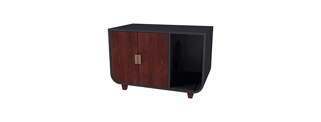 Staart Dyad Cat Litter Box Enclosure and Nightstand