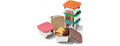MAXTBEE Snack Box Containers - 6 Pack 6oz