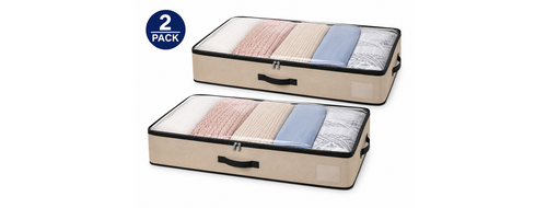 2 Pack Under-the-Bed Storage Bags