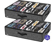 Sturdy Under Bed Shoe Storage