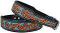 Affilare Leather Dog Collar Western Style Hea