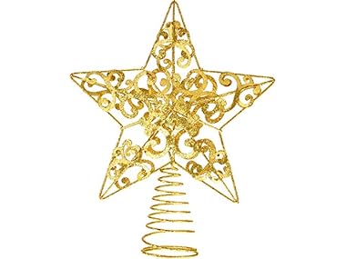 2 Pack 10" Christmas Tree Topper