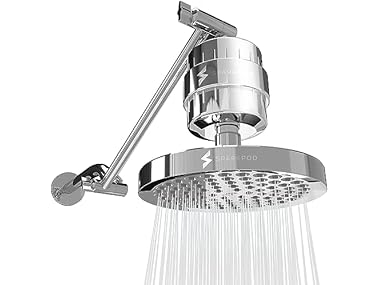 6" Rain Shower Head With 23-Stage Filter