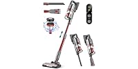 Ljuren Cordless Vacuum Cleaner for Home (Peach Red)