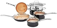 Amazon Basics Ceramic Nonstick Pots and Pans