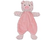 Linzy Plush Flat Crinklez Pig Dog Toy, Soft Squeaky