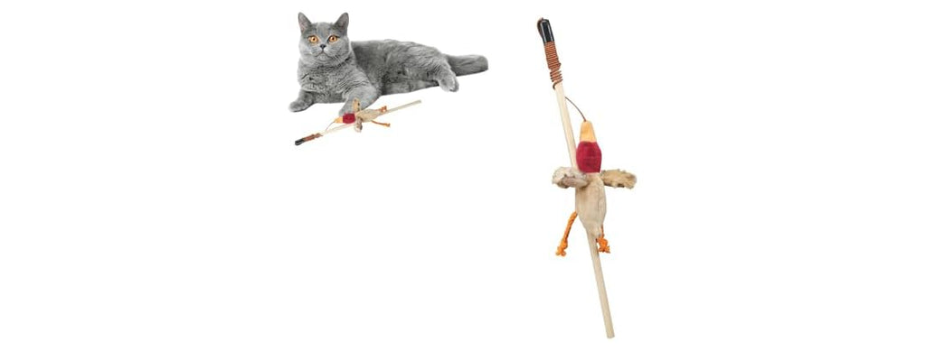 SPOT Skinneeez Stuffing-Free Cat Teaser Wand