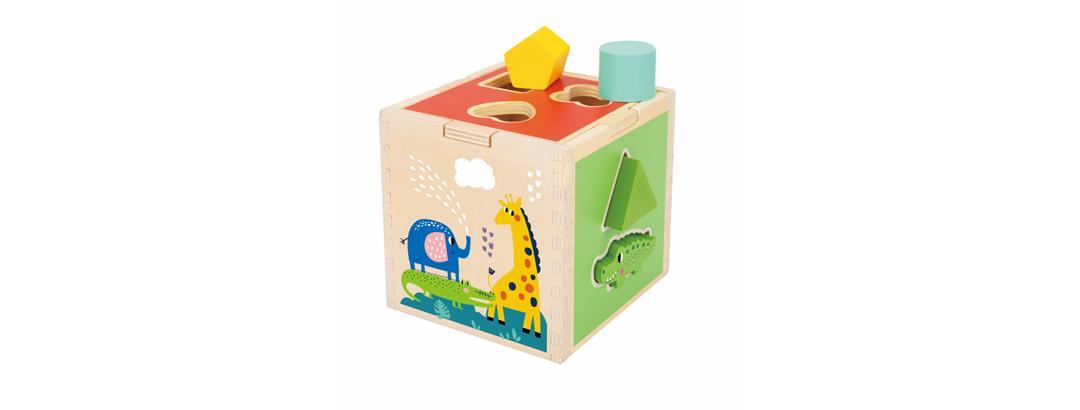 11 Pieces Wooden Animal Shape Sorter