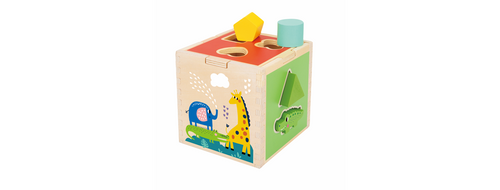 11 Pieces Wooden Animal Shape Sorter