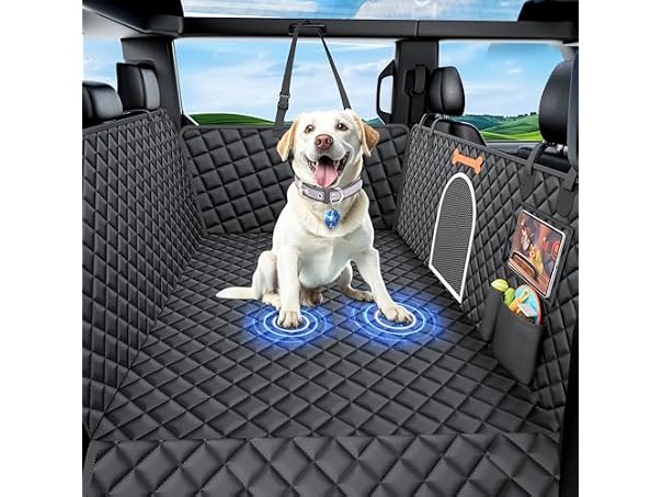 Waterproof Dog Car Seat Cover w/ Mesh