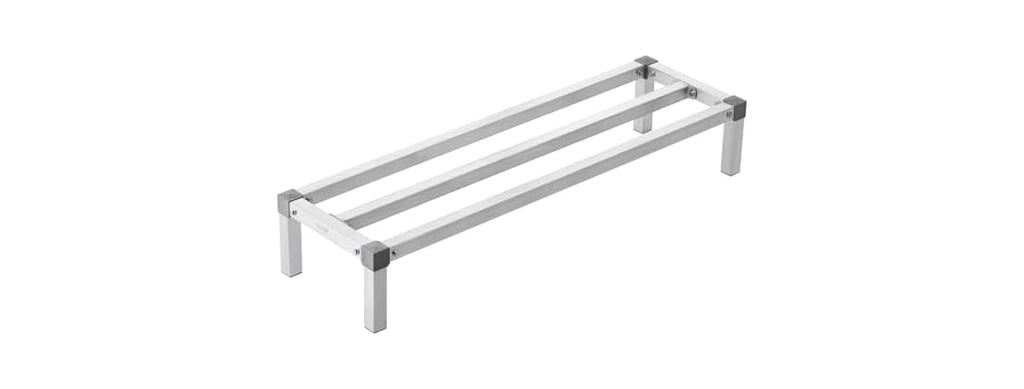 Aluminum Dunnage Rack, 48” x 14” Commercial Food