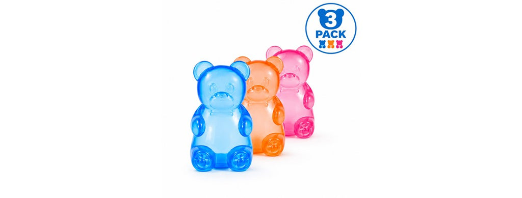 Twilight Squishy Sensory Toys Gummy Bear, 3PK