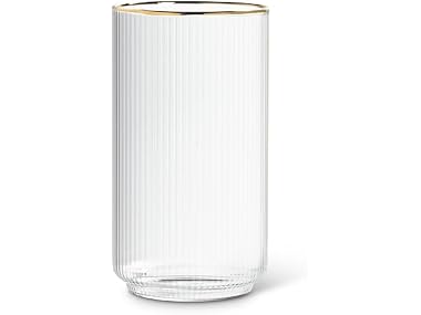 Abbott Collection Tight Vertical Optic Highball with Gold