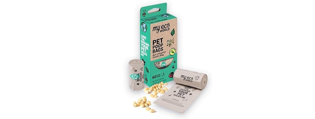 MyEcoWorld® Compostable Pet Poop Bags - Made