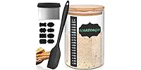Kmise Sourdough Starter Jar 34oz Pro Kit