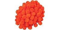Creativity Street Pom Pons 100-Pc 1" Orange