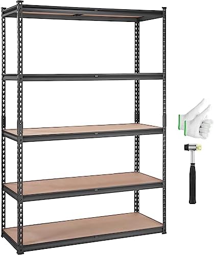 Storage Shelving Unit, 5-Tier Adjustable x48