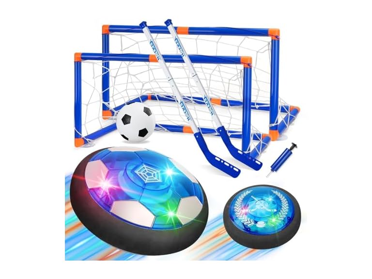 Nazano 3-in-1 Hover Hockey and Soccer Ball Set