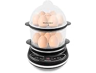 Elite Gourmet Digital Egg Cooker & Steamer
