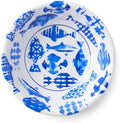 Fish Tale 7.5 Inch MELAMINE ALL PURPOSE BOWLS, SETof 6 
