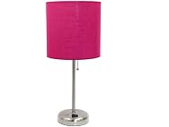 Oslo 19.5" Contemporary Power Outlet Base Desk Lamp