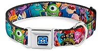 Buckle-Down Dog Collar Seatbelt Buckle Monsters Univerisity