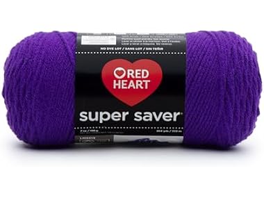 RED HEART Super Saver Yarn, Amethyst