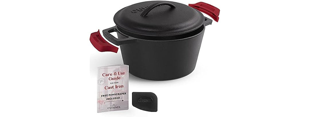 Cuisinel Cast Iron Dutch Oven - 3-Quart