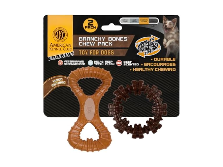 American Kennel Club 2 Pack Training Tug and Ring