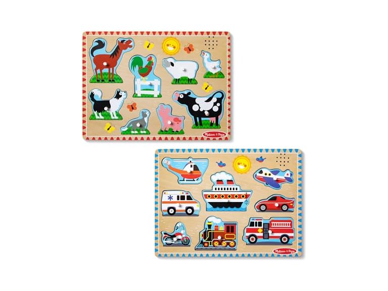 Melissa & Doug Light-Activated Sound Puzzles
