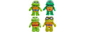 Teenage Mutant Ninja Turtles Tales of The TMNT Toddler Plush 4pk