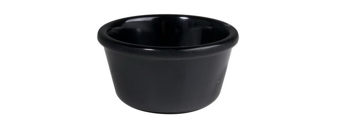 Winco Melamine Round Plain Smooth Unbrea