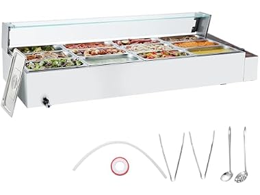 VEVOR 12-Pan Commercial Food Warmer, 12