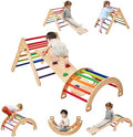 Pikler Triangle Set, 5 in 1 Toddler Climbing