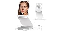 LAMPICK Travel Makeup Mirror with Lights
